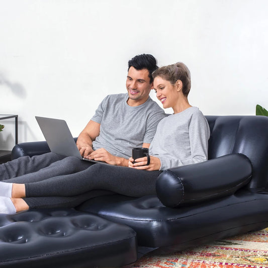 Outdoor Inflatable Sofa Double Bed Chair