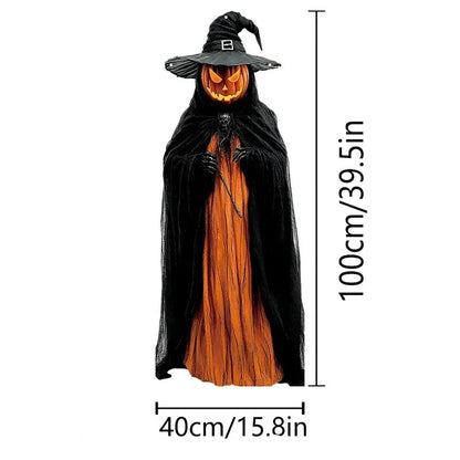 Halloween Pumpkin Man with Hanging Cloth Decoration
