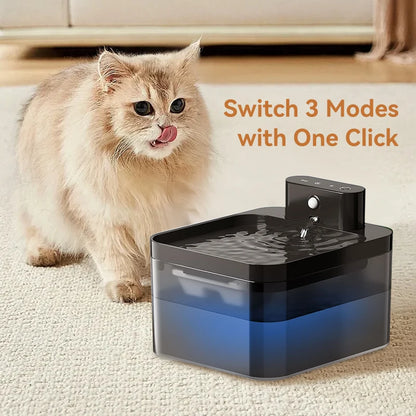 Cat Water Fountain Wireless Automatic 2600mAh