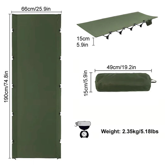 Camping Cot Folding Portable Bed Ultralight Outdoor Travel