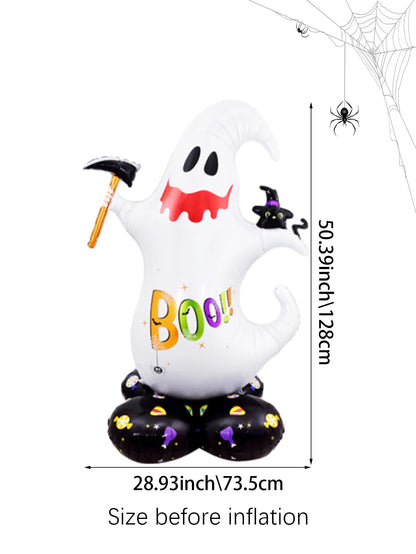 Halloween Balloon 3D Ghost Aluminum Foil
