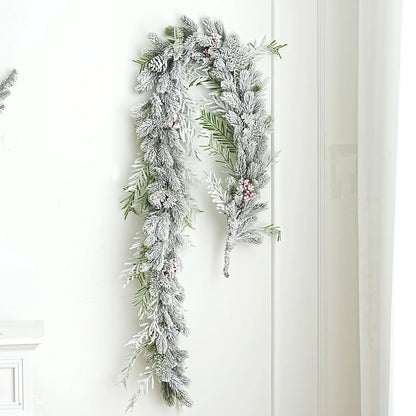 Christmas Wreath with Cold Berry Rattan