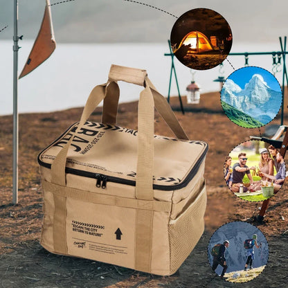 Outdoor Storage Bag with Tactical Organizer for Camping