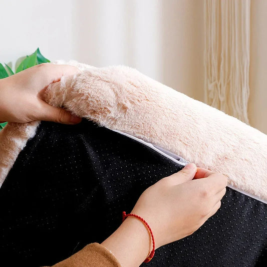 Cat Bed Sofa Plush Warm Nest for Pets