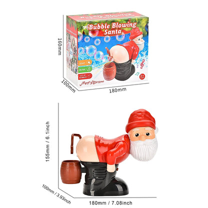 Christmas Santa Claus Bubble Machine with Music Xmas Toy