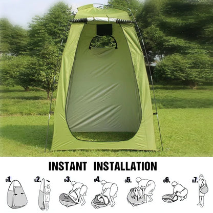 Outdoor Privacy Shower Tent with Waterproof UV Protection