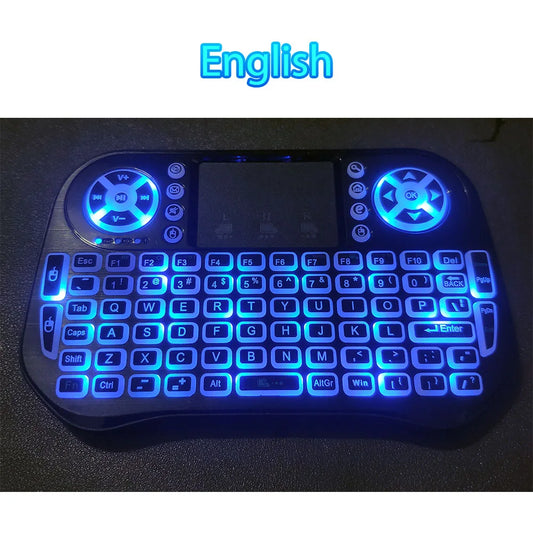 Mini Wireless Bluetooth Keyboard Backlit USB for Android PC