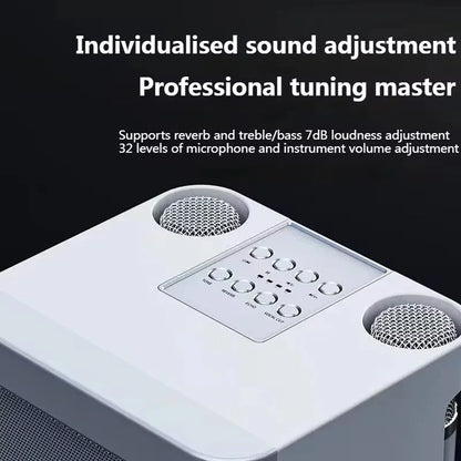 Speaker Karaoke Machine with Dual Wireless Microphones