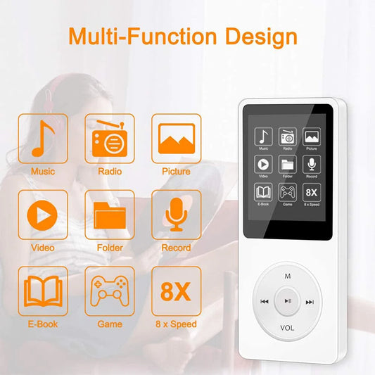 Portable Mini MP3 Player Bluetooth Music Recorder Walkman