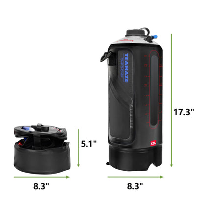 Outdoor Shower Camping Shower Bag with Solar Pressure Pump
