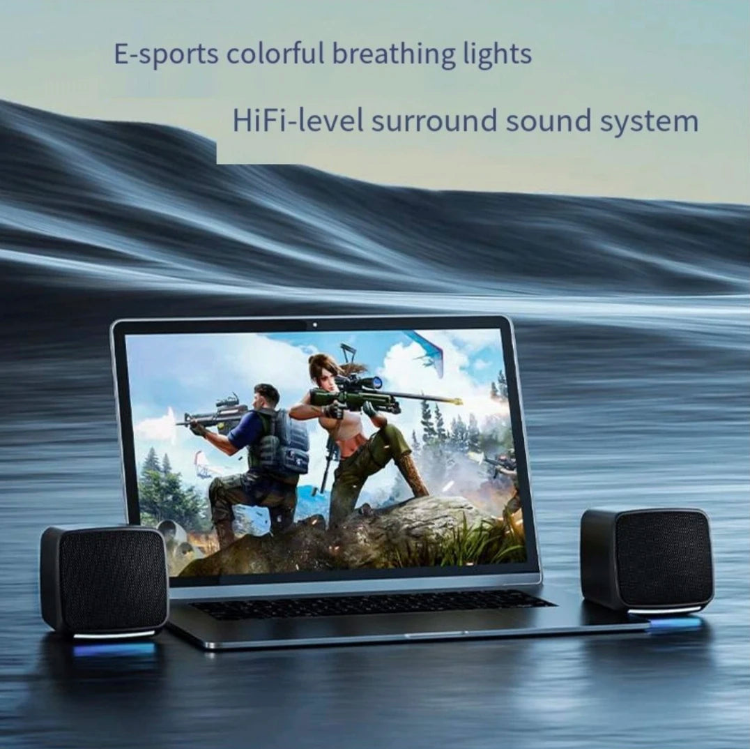 USB Wired 3D Surround Sound Computer Speaker