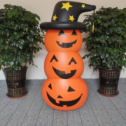 Halloween Inflatable Pumpkin Ghost Outdoor Decoration