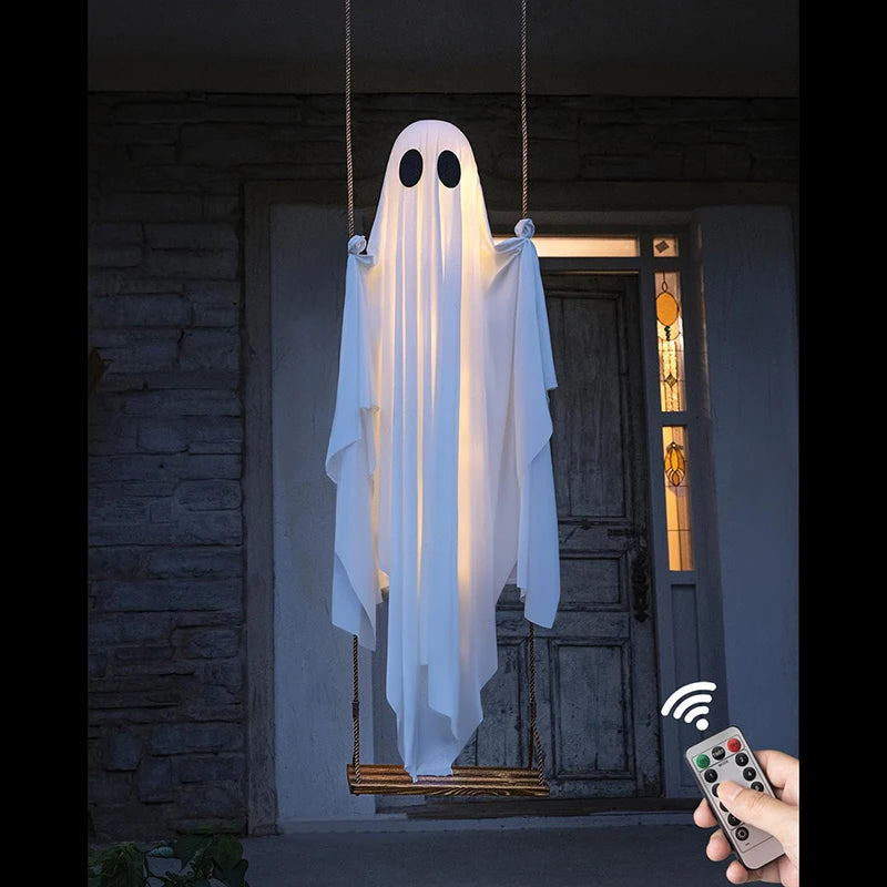 Halloween Outdoor Hanging Ghost Light Up Decoration