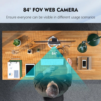 Webcam Mini 2K USB Laptop Computer with Privacy Cover