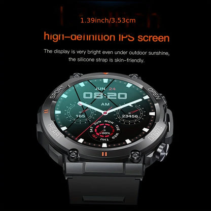 Smart Watch Men Bluetooth Heart Rate Fitness Tracker
