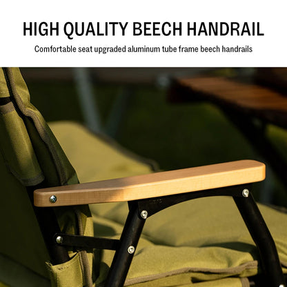 Outdoor Folding Chair Double Aluminum Camping Portable