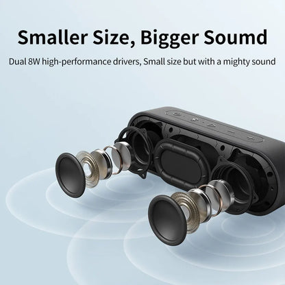 Waterproof Portable Bluetooth Speaker with deep Bass