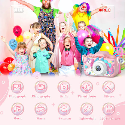 Kids Camera 1080P Digital Video with Silicone Case