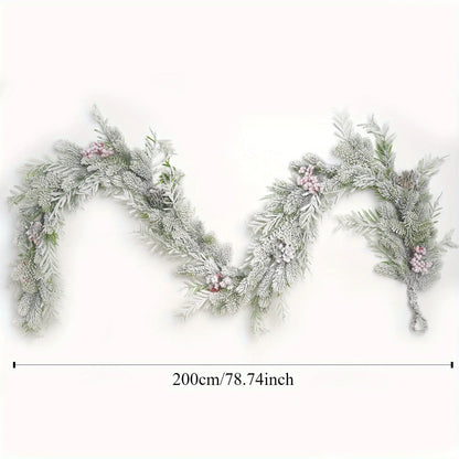 Christmas Wreath with Cold Berry Rattan