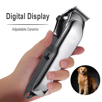 Pet Hair Clipper Rechargeable Low Noise Trimmer