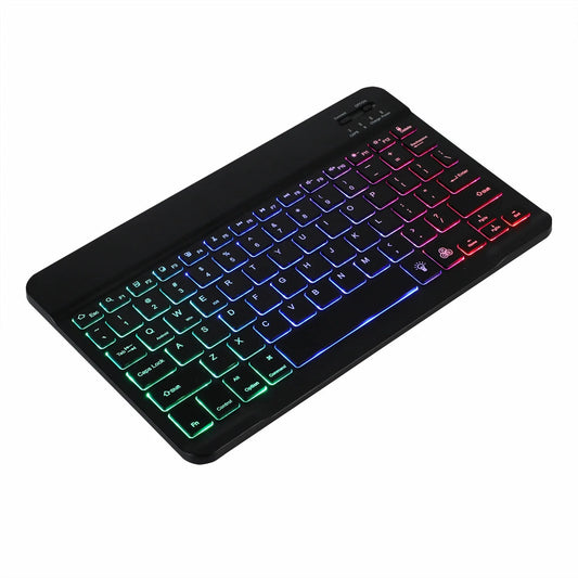 Wireless Bluetooth Keyboard with 3 Color Luminous Backlit