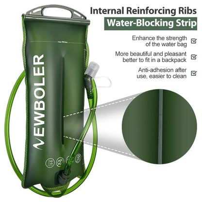 Outdoor Hydration Backpack Water Bladder 2L PEVA Reservoir