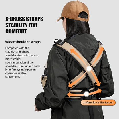 Pet Backpack Front Carrying Breathable Nylon