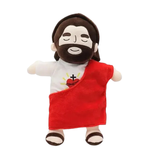 Plush Toy Jesus Breathing Soothing Soft Doll