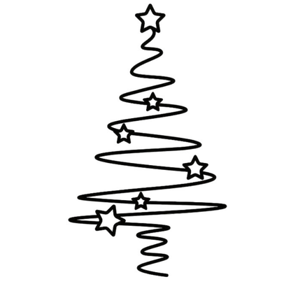 Christmas Tree Metal Wall Art Decor