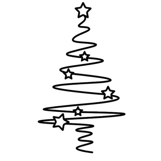Christmas Tree Metal Wall Art Decor