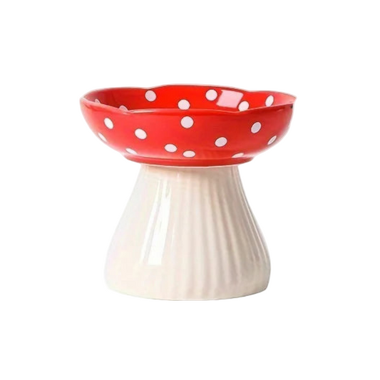 Cat Bowl Ceramic Elevated Raised 6 Inch