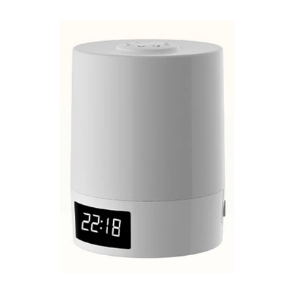 Night Lamp Light Clock with Dimmable LED for Bedroom