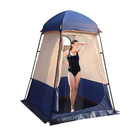 Outdoor Shower Tent with Portable Privacy Double-Layer