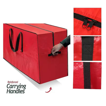 Christmas Tree Storage Bag with Waterproof Zipper Handles