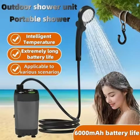 Outdoor Camping Shower Pump with RV Digital Display