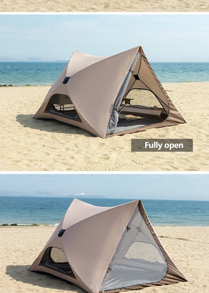 Outdoor Camping Tent with Waterproof Quick Setup (2-4 Person)
