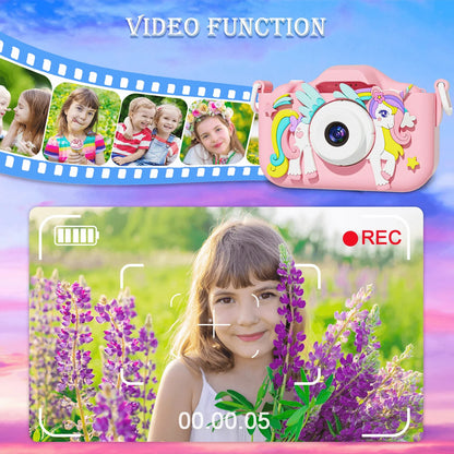 Kids Camera 1080P Digital Video with Silicone Case