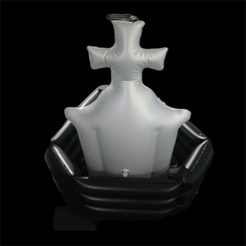 Halloween Skeleton Ice Bucket Inflatable Coffin Cooler
