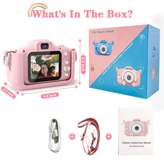 Kids Camera 1080P Digital Video with Silicone Case