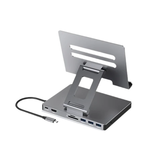 iPad Stand Docking Station USB C Hub 9-in-1