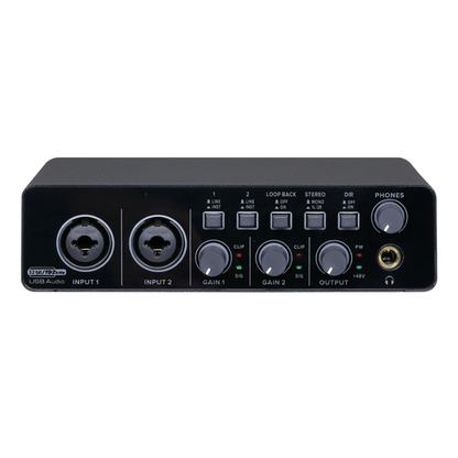USB Audio Interface Mic Preamplifier 48V 32Bit