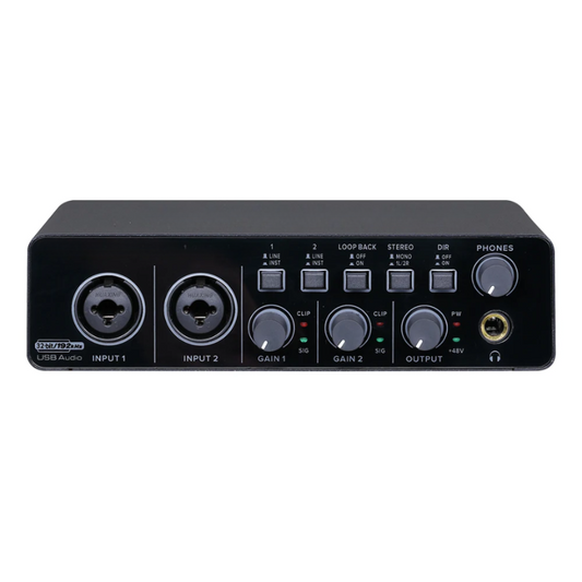 USB Audio Interface Mic Preamplifier 48V 32Bit