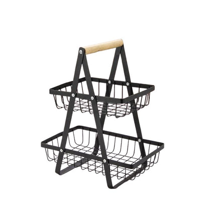 Iron Fruit Basket (Black)