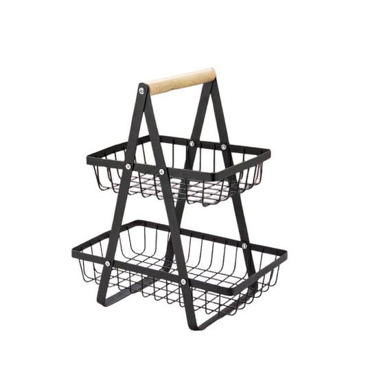 Iron Fruit Basket (Black)