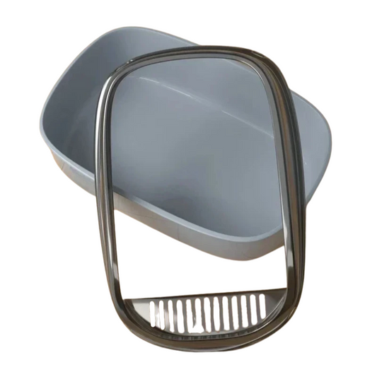 Cat Litter Box with Splashproof Removable Tray