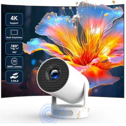 Portable Cinema Projector with WiFi