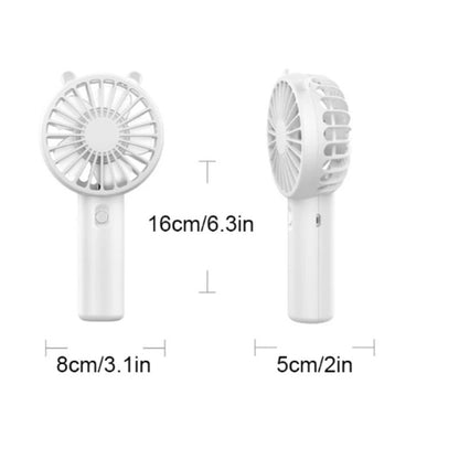 USB Portable Mini Handheld Fan (Pink)