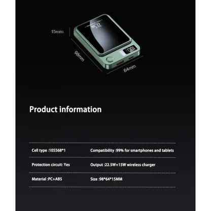 Power Bank Magnetic Wireless Fast Charger 100000mAh