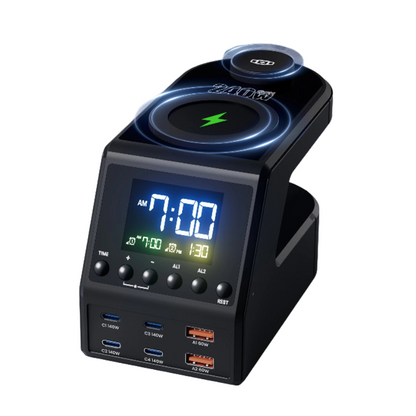 Charger Station GaN 240W Wireless USB-C Fast