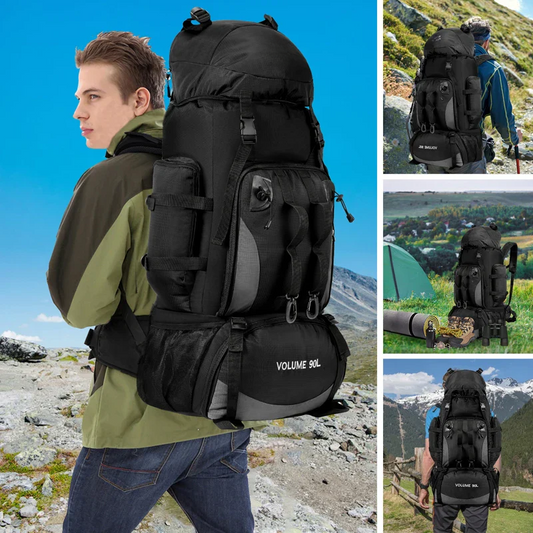 Hiking Backpack with Waterproof 90L Travel Bag
